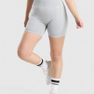 Gymshark Vital Seamless Shorts - Light Grey Marl